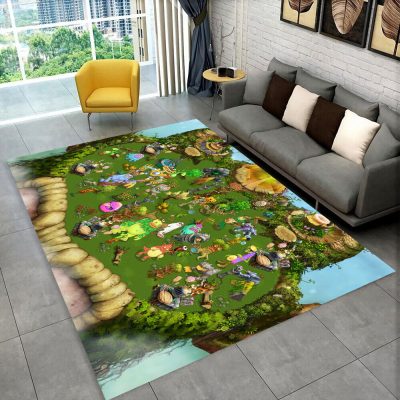 3D My Singing Monsters Video Game Cartoon Area Rug Carpet for Home Living Room Bedroom Sofa 16 - My Singing Monsters Merch