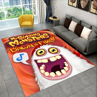 3D My Singing Monsters Video Game Cartoon Area Rug Carpet for Home Living Room Bedroom Sofa 20 - My Singing Monsters Merch