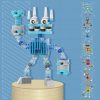 BuildMoc My Singing Chorus Wubbox Robot Building Blocks Set Light Blue Cute Song Monsters Figures Bricks 5 - My Singing Monsters Merch