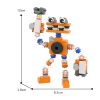 BuildMoc My Singing Chorus Wubbox Robot Building Blocks Set Orange Cute Song Monsters Figures Bricks DIY 5 - My Singing Monsters Merch