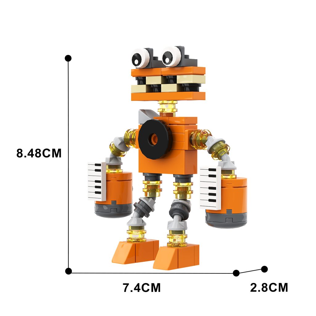 MOC My Singing Monsters Wubbox Building Blocks Model Horror Cartoon Music Development Games Bricks Toy For 4 - My Singing Monsters Merch