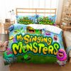 My Singing Monsters Comfortable Bedding Three Piece Soft and Breathable Duvet Cover Gift 19 - My Singing Monsters Merch