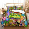 My Singing Monsters Comfortable Bedding Three Piece Soft and Breathable Duvet Cover Gift 6 - My Singing Monsters Merch