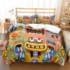 My Singing Monsters Comfortable Bedding Three Piece Soft and Breathable Duvet Cover Gift 8 - My Singing Monsters Merch