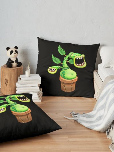 My Singing Monsters Character Potbelly Throw Pillow Official My Singing Monsters Merch