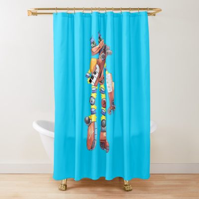 Characters Wubbox My Singing Monsters Shower Curtain Official Cow Anime Merch