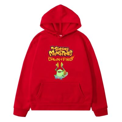 My Singing Monsters Autumn Hoodies Print Sweatshirt boy girl clothes y2k sudadera Anime hoodie Fleece Pullover - My Singing Monsters Merch