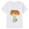 My Singing Monsters Cartoon T shirt 100 Cotton Short Tops Anime T shirt boy girl clothes 5 - My Singing Monsters Merch