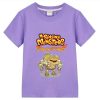 My Singing Monsters Cartoon T shirt 100 Cotton Short Tops boys girl clothes Anime Tees kids 5 - My Singing Monsters Merch