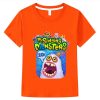 My Singing Monsters Cute T shirt 100 Cotton Short Tops Anime T shirt y2k one piece 3 - My Singing Monsters Merch