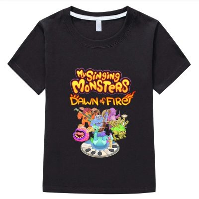 My Singing Monsters Cute T shirt Casual Short 100 Cotton Tops boys girls clothes y2k one 1 - My Singing Monsters Merch