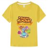 My Singing Monsters Cute T shirt Casual Short 100 Cotton Tops boys girls clothes y2k one 2 - My Singing Monsters Merch