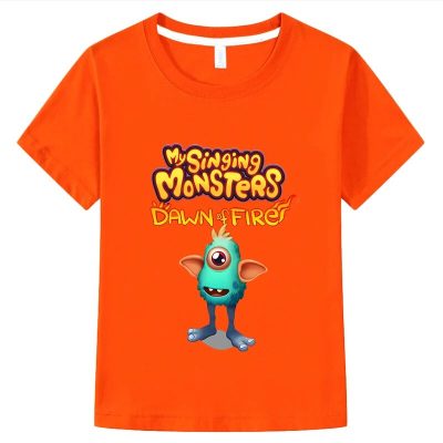 My Singing Monsters Cute T shirt Kawaii Short Tops 100 Cotton Anime Tees y2k boys girl 1 - My Singing Monsters Merch